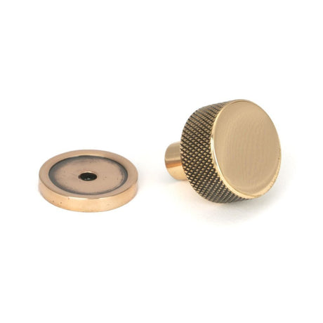 From The Anvil Cabinet Hardware Polished Bronze / Cabinet Knobs / 25mm Dia. From The Anvil - Polished Bronze Brompton Cabinet Knob - 25mm (Plain)