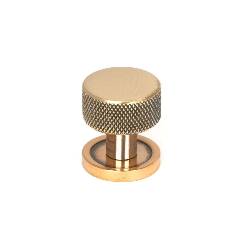From The Anvil Cabinet Hardware Polished Bronze / Cabinet Knobs / 25mm Dia. From The Anvil - Polished Bronze Brompton Cabinet Knob - 25mm (Plain)