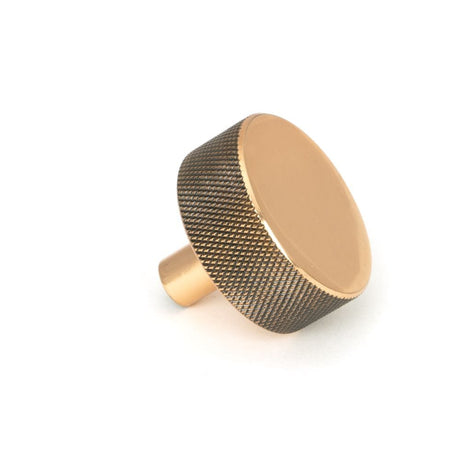 From The Anvil Cabinet Hardware Polished Bronze / Cabinet Knobs / 38mm Dia. From The Anvil - Polished Bronze Brompton Cabinet Knob - 38mm (No rose)