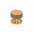 From The Anvil Cabinet Hardware Polished Bronze / Cabinet Knobs / 38mm Dia. From The Anvil - Polished Bronze Brompton Cabinet Knob - 38mm (Plain)