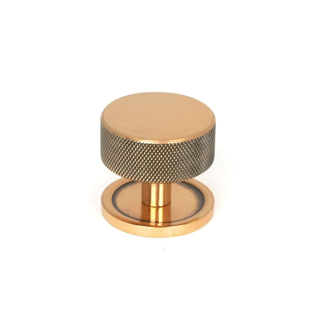 From The Anvil Cabinet Hardware Polished Bronze / Cabinet Knobs / 38mm Dia. From The Anvil - Polished Bronze Brompton Cabinet Knob - 38mm (Plain)