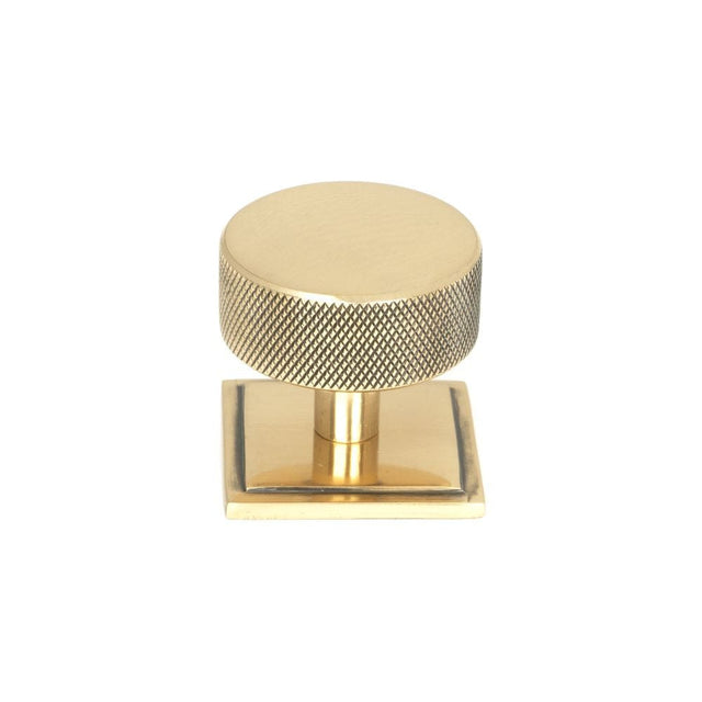 From The Anvil Cabinet Hardware Polished Bronze / Cabinet Knobs / 38mm Dia. From The Anvil - Polished Bronze Brompton Cabinet Knob - 38mm (Square)