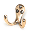 From The Anvil Accessories Polished Bronze / Double Coat Hooks From The Anvil - Polished Bronze Celtic Double Robe Hook
