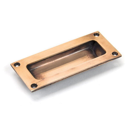 From The Anvil Door Furniture Polished Bronze / Flush Handle / Rectangular From The Anvil - Polished Bronze Flush Handle