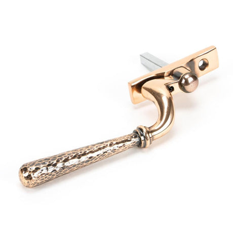 From The Anvil Window Furniture Polished Bronze / Right Hand / Yes From The Anvil - Polished Bronze Hammered Newbury Espag - RH