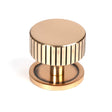 From The Anvil Cabinet Hardware Polished Bronze / Cabinet Knobs / 38mm Dia. From The Anvil - Polished Bronze Judd Cabinet Knob - 38mm (Plain)