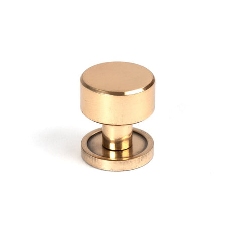 From The Anvil Cabinet Hardware Polished Bronze / Cabinet Knobs / 25mm Dia. From The Anvil - Polished Bronze Kelso Cabinet Knob - 25mm (Plain)