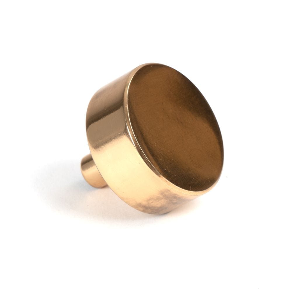 From The Anvil Cabinet Hardware Polished Bronze / Cabinet Knobs / 38mm Dia. From The Anvil - Polished Bronze Kelso Cabinet Knob - 38mm (No rose)