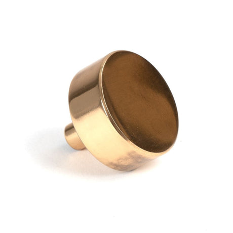 From The Anvil Cabinet Hardware Polished Bronze / Cabinet Knobs / 38mm Dia. From The Anvil - Polished Bronze Kelso Cabinet Knob - 38mm (No rose)