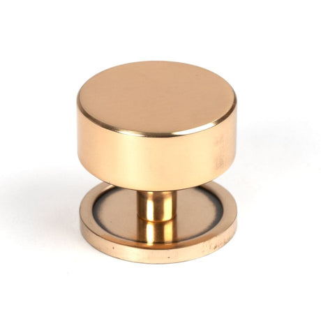 From The Anvil Cabinet Hardware Polished Bronze / Cabinet Knobs / 38mm Dia. From The Anvil - Polished Bronze Kelso Cabinet Knob - 38mm (Plain)