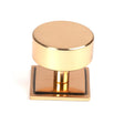 From The Anvil Cabinet Hardware Polished Bronze / Cabinet Knobs / 38mm Dia. From The Anvil - Polished Bronze Kelso Cabinet Knob - 38mm (Square)