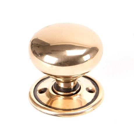 From The Anvil Door Furniture Polished Bronze / Mortice/Rim Knobs From The Anvil - Polished Bronze Mushroom Mortice/Rim Knob Set