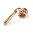 From The Anvil Door Furniture Polished Bronze / Round Rose From The Anvil - Polished Bronze Newbury Lever on Rose Set