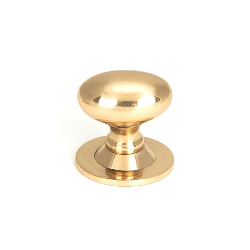 From The Anvil Cabinet Hardware Polished Bronze / Cabinet Knobs / 40mm Dia. From The Anvil - Polished Bronze Oval Cabinet Knob 40mm
