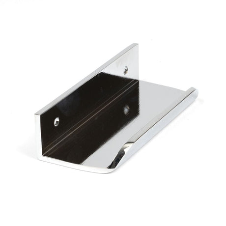 From The Anvil Cabinet Hardware Polished Chrome / Edge Pull / 100mm From The Anvil - Polished Chrome 100mm Moore Edge Pull
