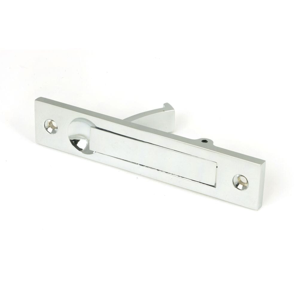 From The Anvil Door Furniture Polished Chrome / Door Edge Pull / Rectangular From The Anvil - Polished Chrome 125mm x 25mm Edge Pull