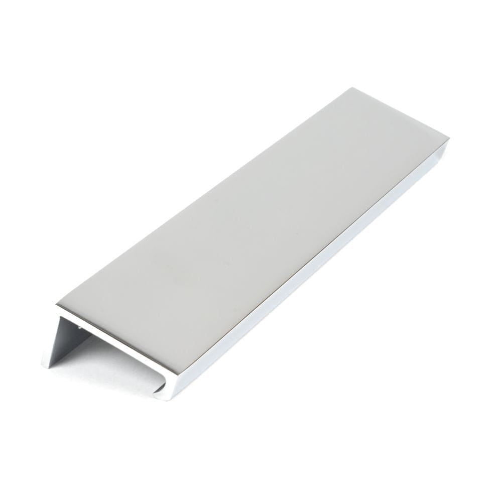 From The Anvil Cabinet Hardware Polished Chrome / Edge Pull / 200mm From The Anvil - Polished Chrome 200mm Plain Edge Pull