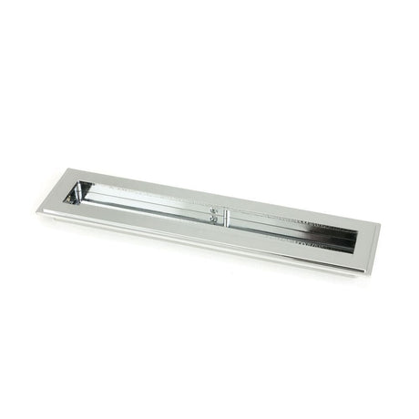 From The Anvil Door Furniture Polished Chrome / Flush Handle / Rectangular From The Anvil - Polished Chrome 250mm Art Deco Rectangular Pull