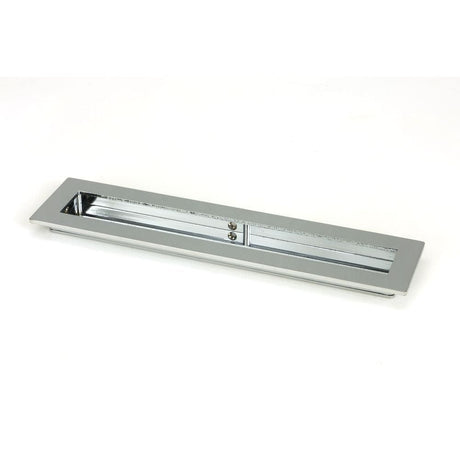 From The Anvil Door Furniture Polished Chrome / Flush Handle / Rectangular From The Anvil - Polished Chrome 250mm Plain Rectangular Pull