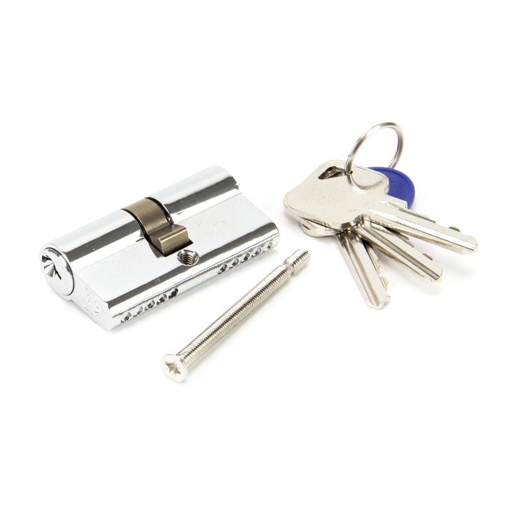 From The Anvil Locks & Latches Polished Chrome / Euro Double Cylinders / 30 x 30mm From The Anvil - Polished Chrome 30/30 5pin Euro Cylinder KA