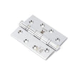 From The Anvil Hinges Polished Chrome / Ball Bearing Hinges / 4" x (102mm) From The Anvil - Polished Chrome 4" Ball Bearing Butt Hinge (pair) ss