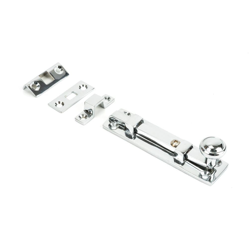 From The Anvil Accessories Polished Chrome / Straight Surface Bolts / 100mm / 4" From The Anvil - Polished Chrome 4" Universal Bolt