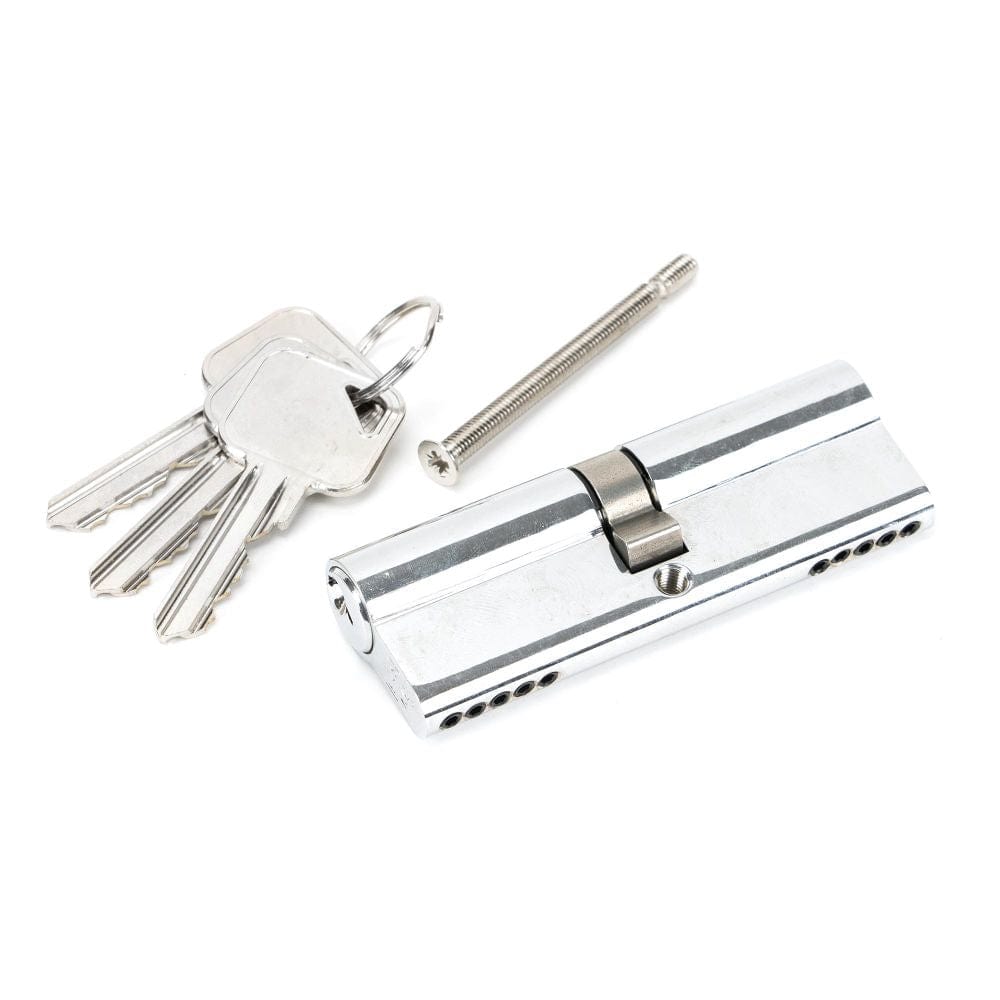 From The Anvil Locks & Latches Polished Chrome / Euro Double Cylinders / 45 x 45mm From The Anvil - Polished Chrome 45/45 5pin Euro Cylinder
