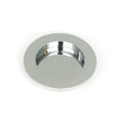 From The Anvil Door Furniture Polished Chrome / Flush Handle / Round From The Anvil - Polished Chrome 75mm Plain Round Pull
