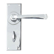 From The Anvil Door Furniture Polished Chrome / Bathroom Lock Handles From The Anvil - Polished Chrome Avon Lever Bathroom Set