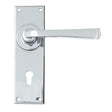 From The Anvil Door Furniture Polished Chrome / Std. Lock Handles From The Anvil - Polished Chrome Avon Lever Lock Set
