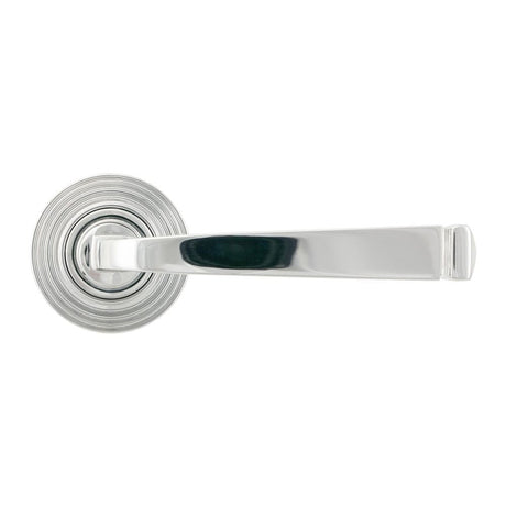 From The Anvil Door Furniture Polished Chrome / Round Rose From The Anvil - Polished Chrome Avon Round Lever on Rose Set (Beehive)
