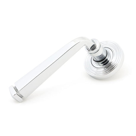 From The Anvil Door Furniture Polished Chrome / Round Rose From The Anvil - Polished Chrome Avon Round Lever on Rose Set (Beehive)