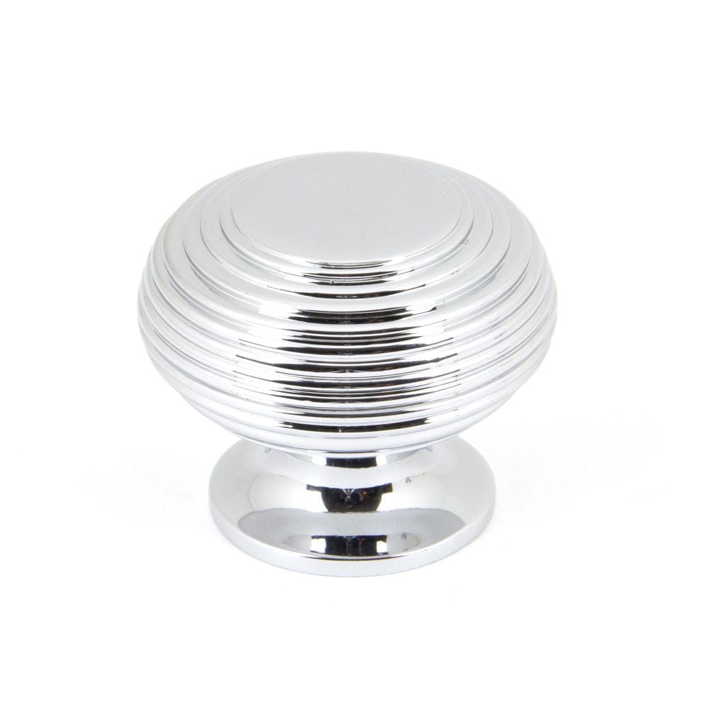 From The Anvil Cabinet Hardware Polished Chrome / Cabinet Knobs / 40mm Dia. From The Anvil - Polished Chrome Beehive Cabinet Knob 40mm