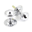 From The Anvil Door Furniture Polished Chrome / Mortice Knobs From The Anvil - Polished Chrome Brockworth Mortice Knob Set