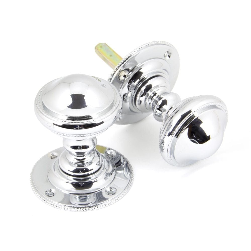 From The Anvil Door Furniture Polished Chrome / Mortice Knobs From The Anvil - Polished Chrome Brockworth Mortice Knob Set