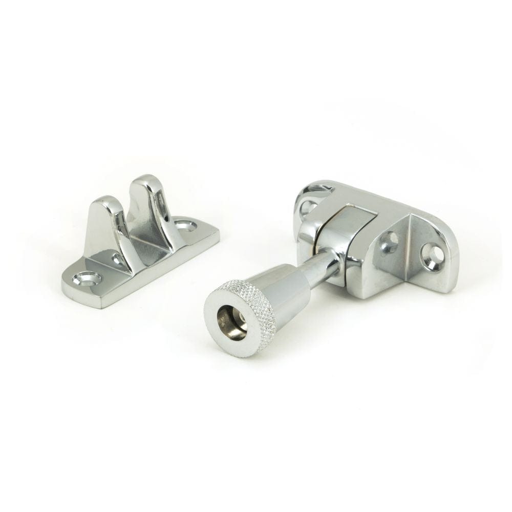 From The Anvil Window Furniture Polished Chrome / Sash Window Brighton Fasteners / Yes From The Anvil - Polished Chrome Brompton Brighton Fastener (Radiused)