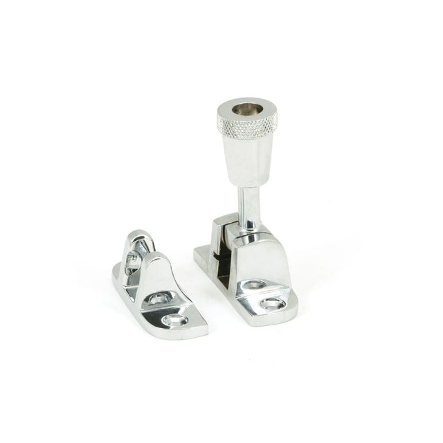 From The Anvil Window Furniture Polished Chrome / Sash Window Brighton Fasteners / Yes From The Anvil - Polished Chrome Brompton Brighton Fastener (Radiused)