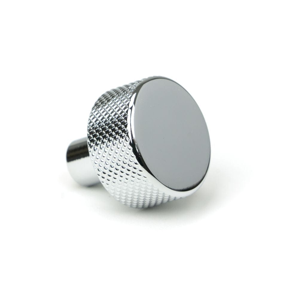 From The Anvil Cabinet Hardware Polished Chrome / Cabinet Knobs / 25mm Dia. From The Anvil - Polished Chrome Brompton Cabinet Knob - 25mm (No rose)