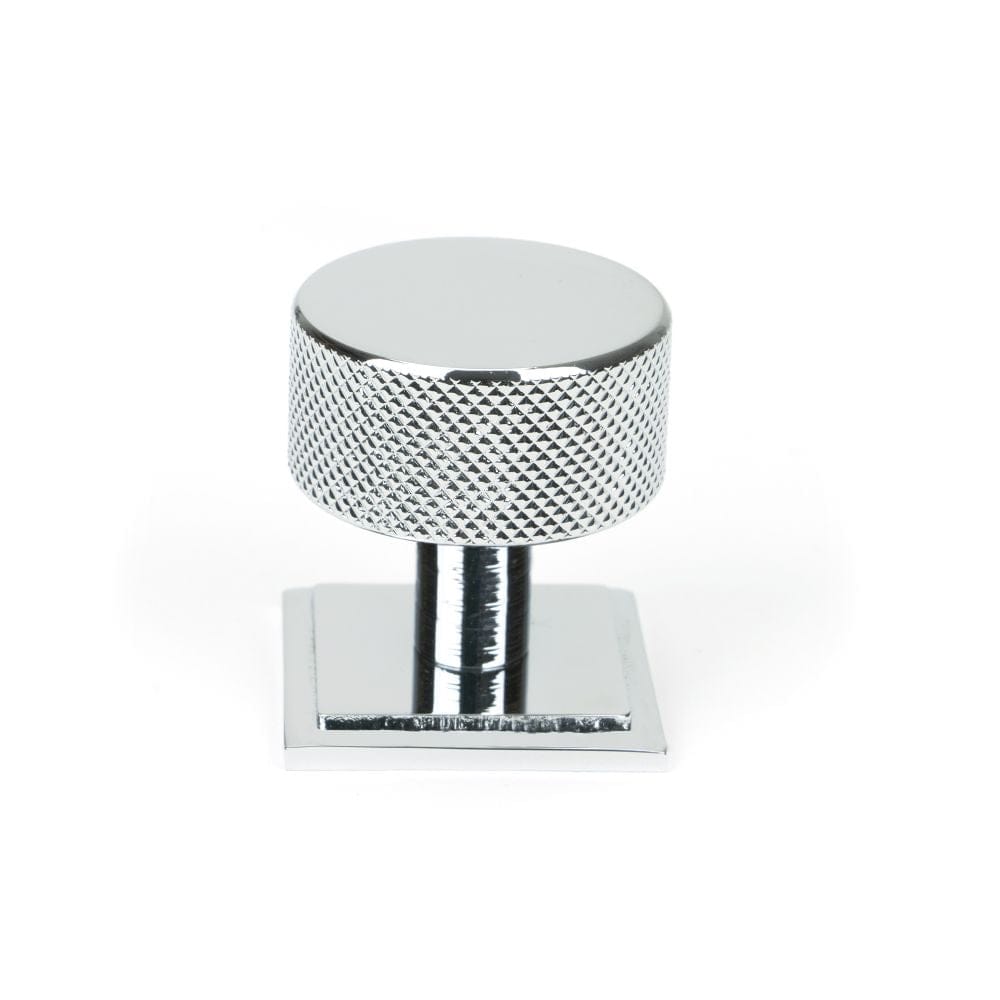 From The Anvil Cabinet Hardware Polished Chrome / Cabinet Knobs / 32mm Dia. From The Anvil - Polished Chrome Brompton Cabinet Knob - 32mm (Square)