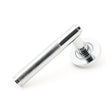 From The Anvil Door Furniture Polished Chrome / Round Rose From The Anvil - Polished Chrome Brompton Lever on Rose Set (Plain)
