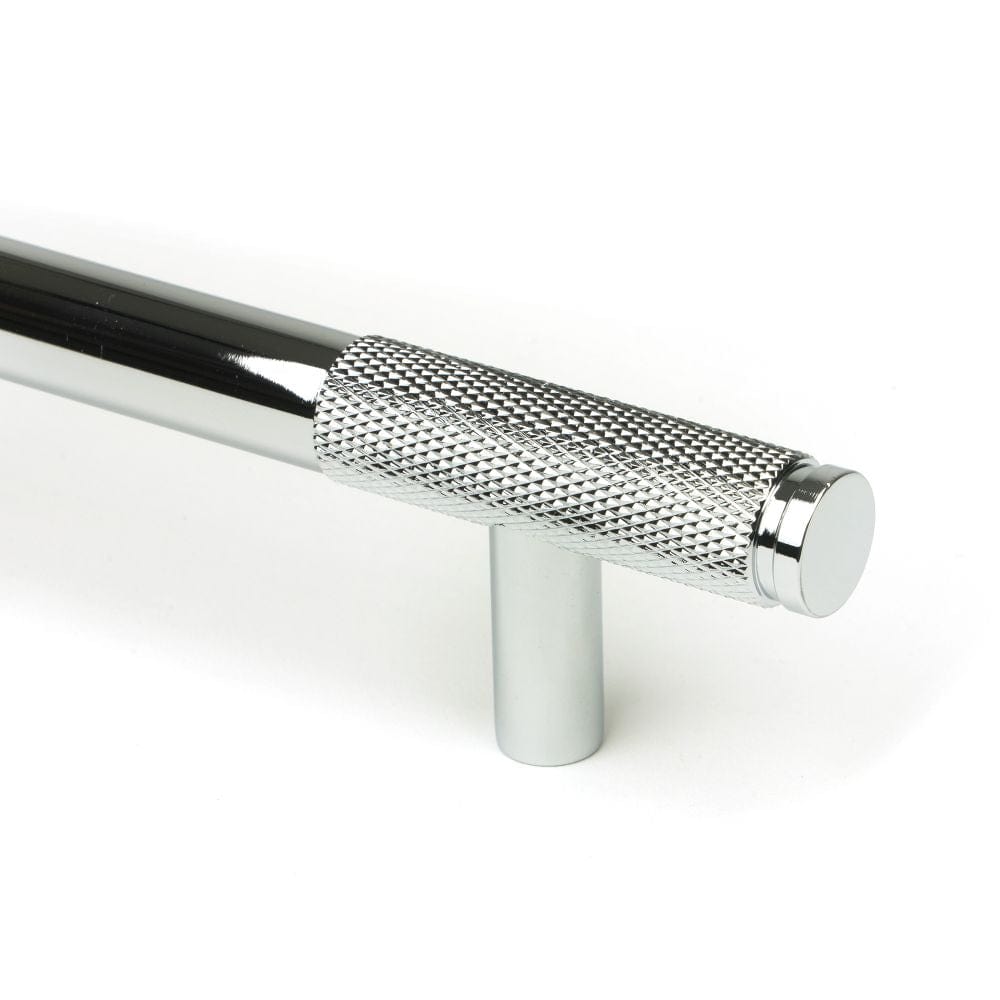 From The Anvil Cabinet Hardware Polished Chrome / Cabinet Pull Handles / Medium From The Anvil - Polished Chrome Half Brompton Pull Handle - Medium