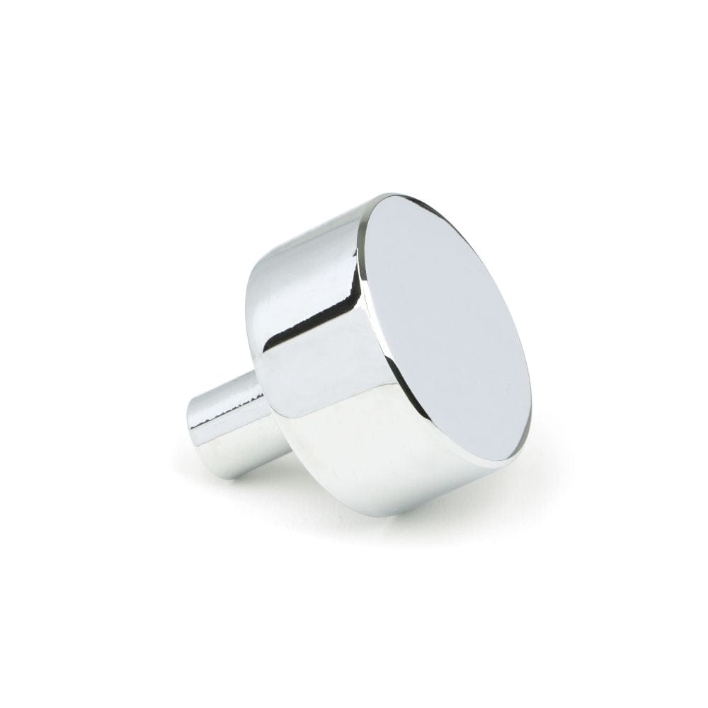 From The Anvil Cabinet Hardware Polished Chrome / Cabinet Knobs / 32mm Dia. From The Anvil - Polished Chrome Kelso Cabinet Knob - 32mm (No rose)