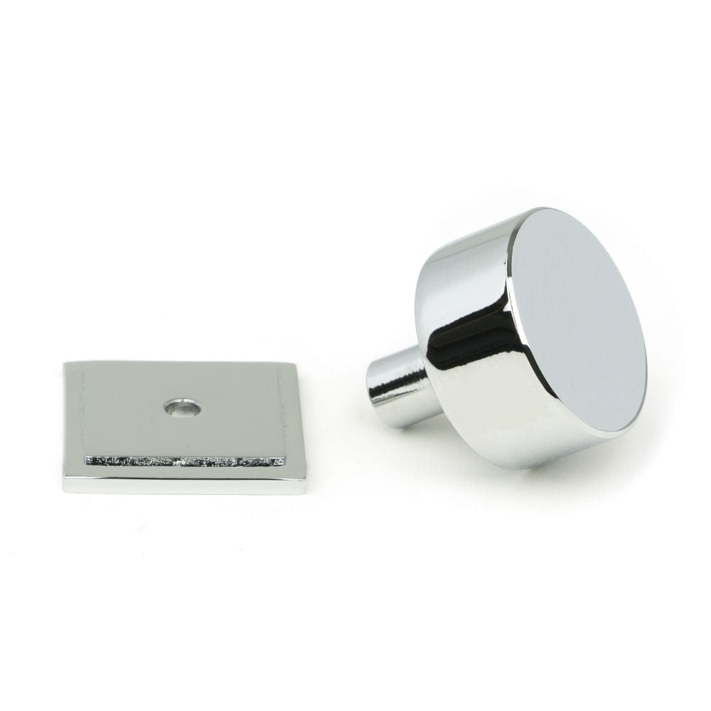 From The Anvil Cabinet Hardware Polished Chrome / Cabinet Knobs / 32mm Dia. From The Anvil - Polished Chrome Kelso Cabinet Knob - 32mm (Square)