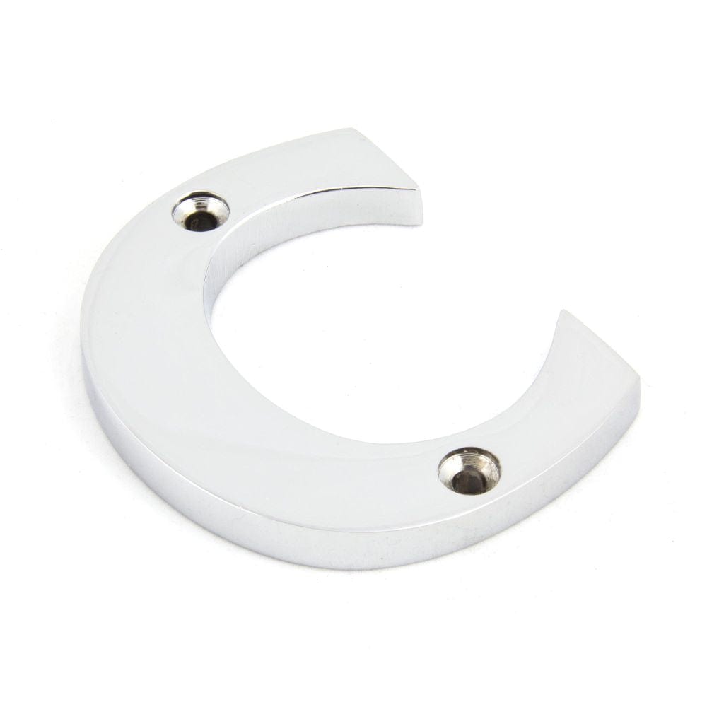 From The Anvil Door Furniture Polished Chrome / Letters / C From The Anvil - Polished Chrome Letter C