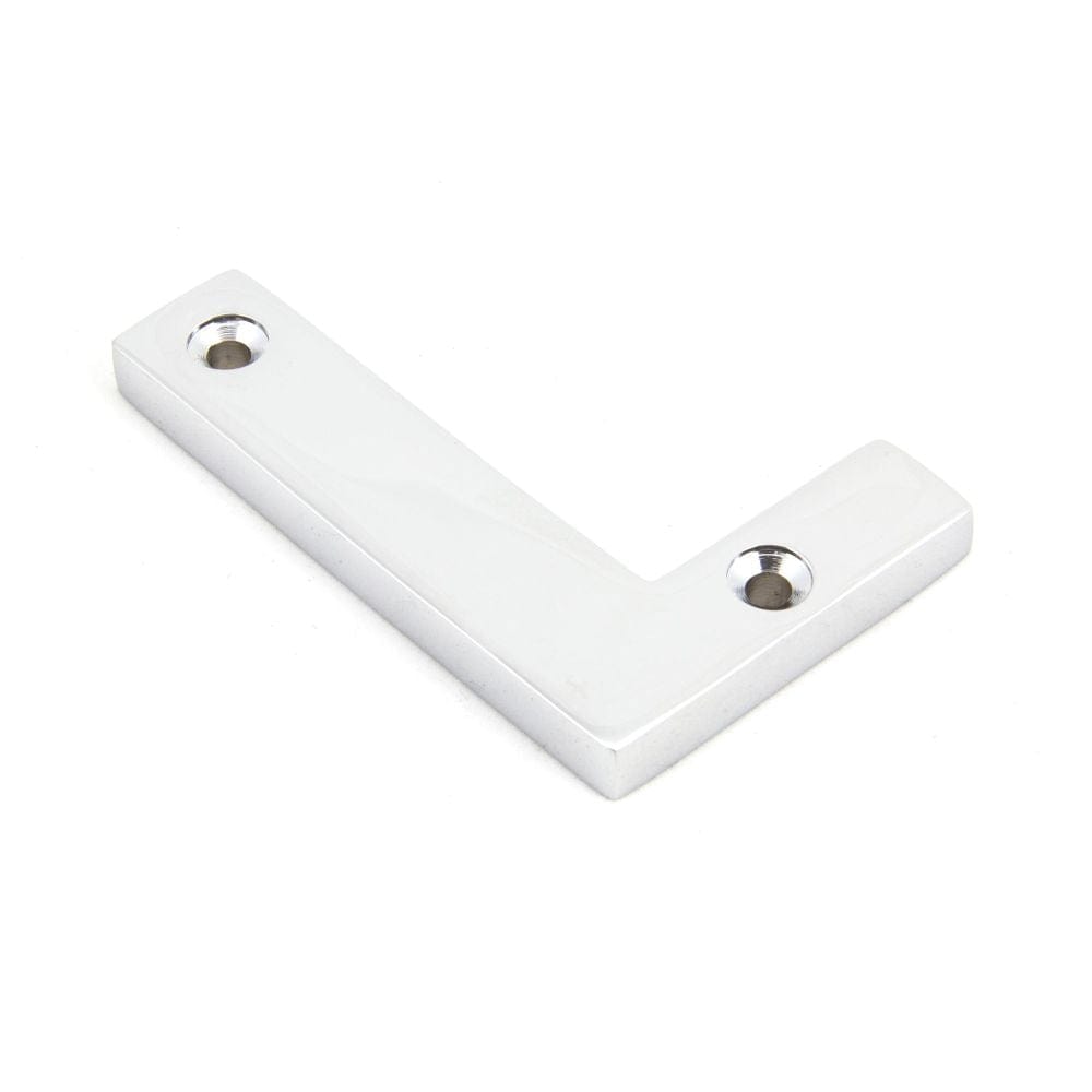 From The Anvil Door Furniture Polished Chrome / Letters / L From The Anvil - Polished Chrome Letter L
