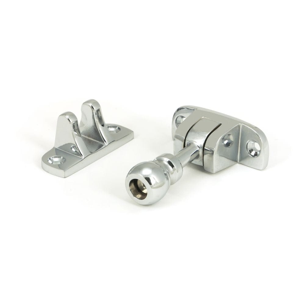 From The Anvil Window Furniture Polished Chrome / Sash Window Brighton Fasteners / Yes From The Anvil - Polished Chrome Mushroom Brighton Fastener (Radiused)