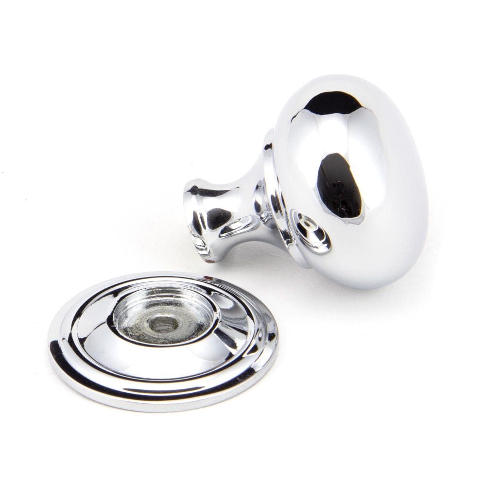 From The Anvil Cabinet Hardware Polished Chrome / Cabinet Knobs / 32mm Dia. From The Anvil - Polished Chrome Mushroom Cabinet Knob 32mm