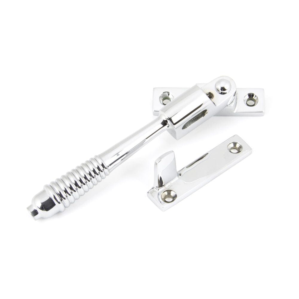From The Anvil Window Furniture Polished Chrome / Yes / Night Vent From The Anvil - Polished Chrome Night-Vent Locking Reeded Fastener