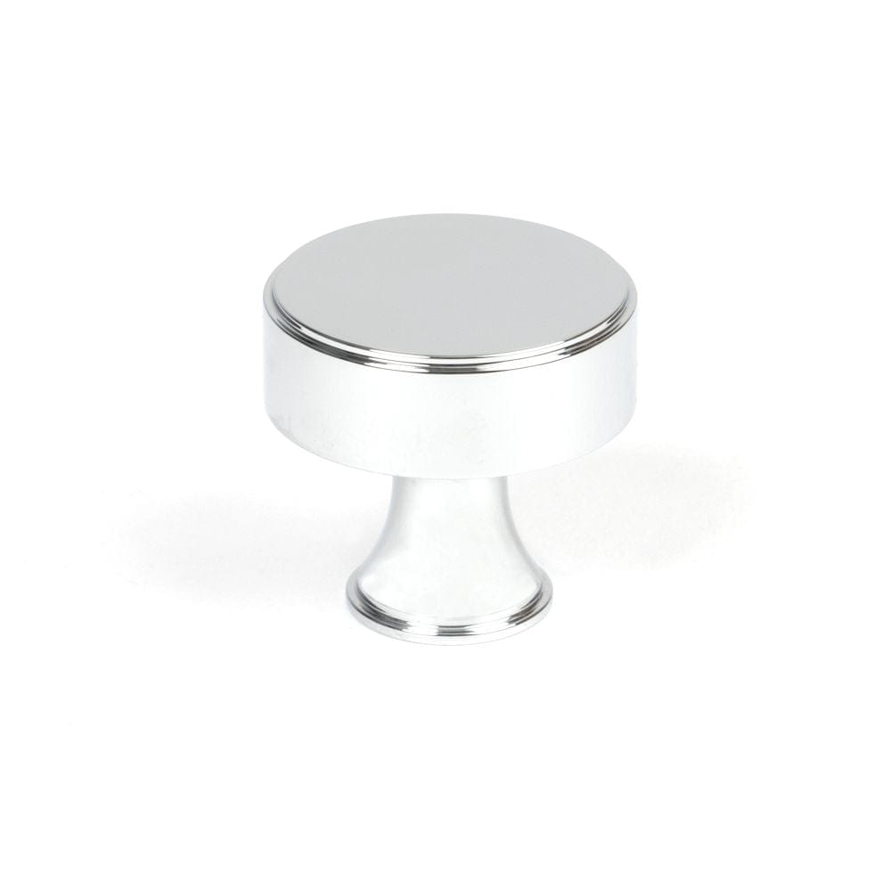 From The Anvil Cabinet Hardware Polished Chrome / Cabinet Knobs / 32mm Dia. From The Anvil - Polished Chrome Scully Cabinet Knob - 32mm