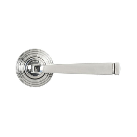 From The Anvil Door Furniture Polished Marine SS (316) / Round Rose From The Anvil - Polished Marine SS (316) Avon Round Lever on Rose Set (Beehive) - Unsprung